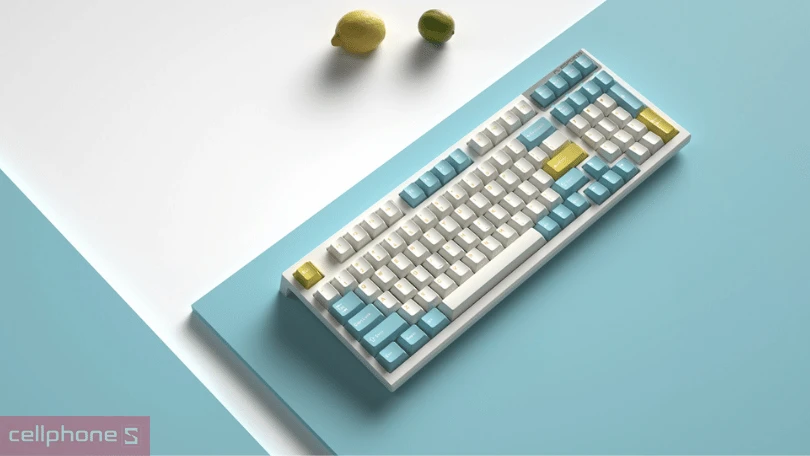 Bàn phím cơ không dây FL-Esports FL980CPM Sea Salt Cercis Switch - Thiết kế thu hút