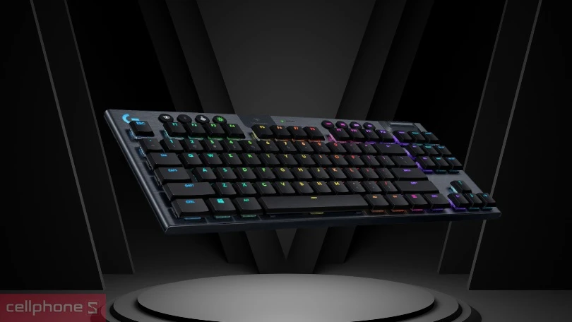 Thiết kế bàn phím Logitech G913 TKL Lightspeed RGB Mechnical