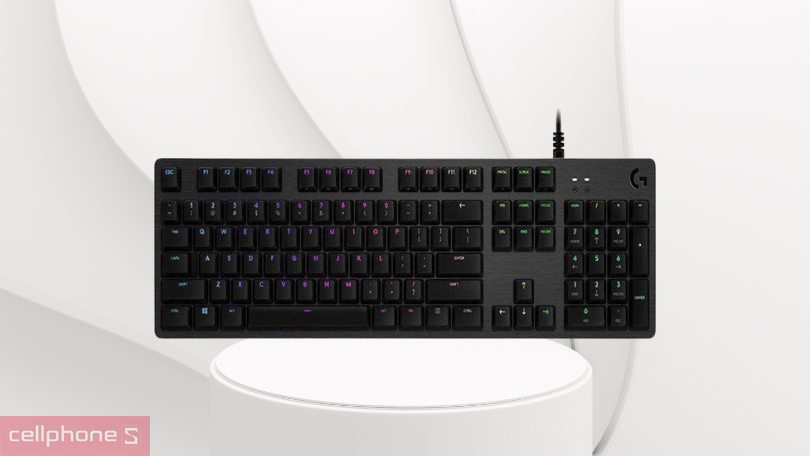 Bàn phím Gaming Logitech G512 Lightsync RGB Mechanical Clicky - Thiết kế tối giản, hiện đại