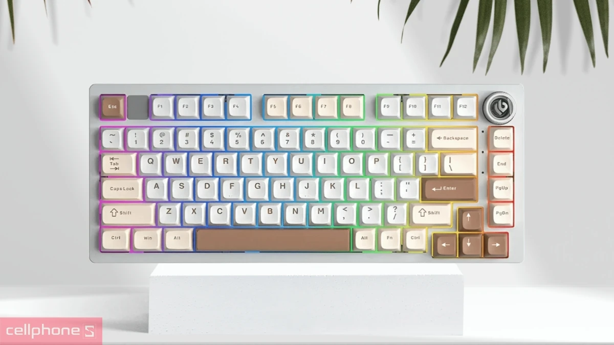 Bàn phím cơ không dây LEOBOG Hi75C Pro – Kết nối 3 mode, LED RGB 