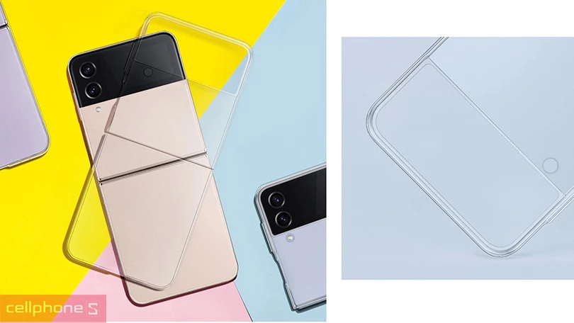 Ốp lưng Samsung Galaxy Z Flip 4 Transparency Cover  - Thiết kế trong suốt sang trọng