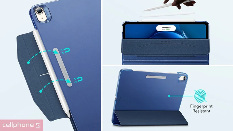THiết kế bao da iPad Air 13/Pro 12.9 ESR Ascend Trifold