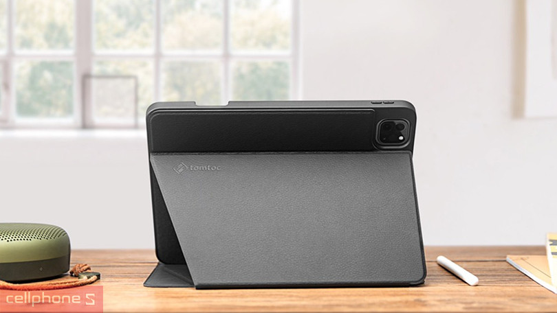 Đánh giá bao da iPad Pro 11 2021 Tomtoc từ tính đa góc Smart-Tri B0203D1