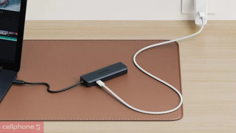 Thiết kế Hub chuyển đổi Hyperdrive Next 6 in 1 cổng USB-C HD4002