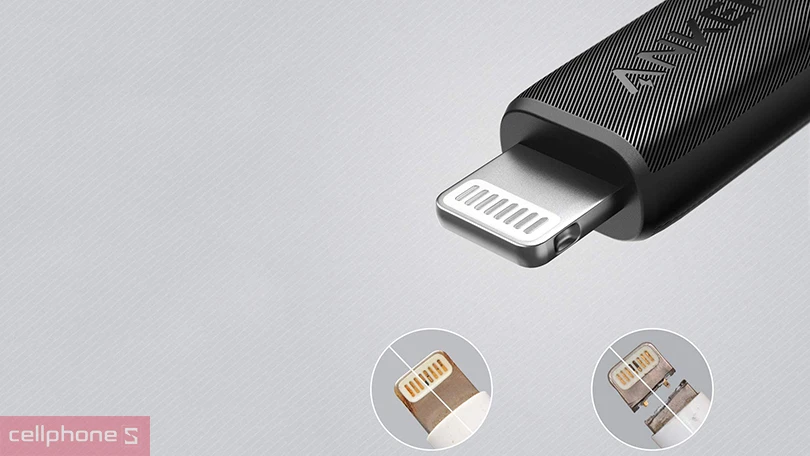 Cáp USB-A to Lightning Anker Powerline III A8812 0.9M