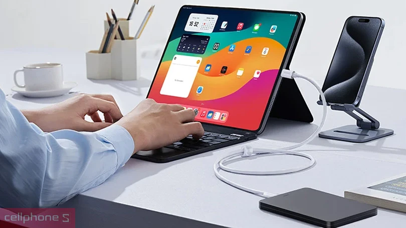 Thiết kế cáp Type-C to Type-C Baseus Superior 2 USB 4 240W 1.8m