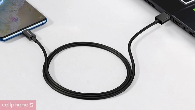Chất liệu, độ dài của cáp USB-A to Micro Baseus Superior Series 1m