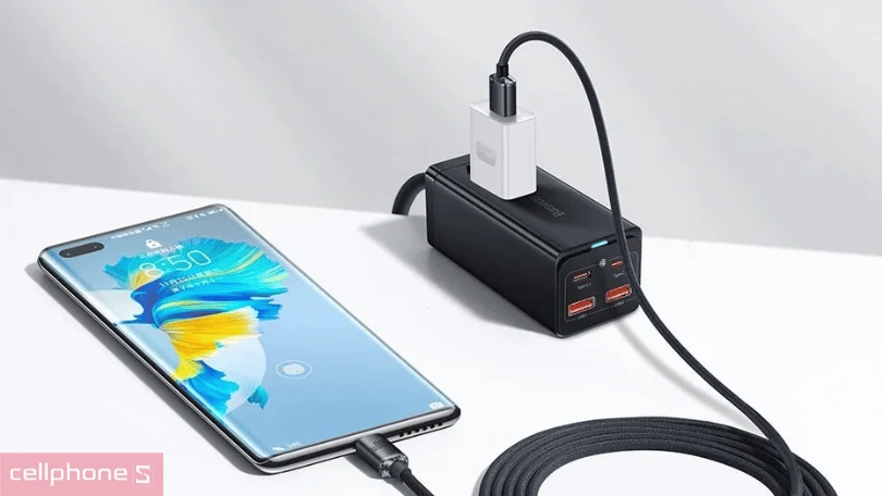 Thiết kế cáp USB-A to type C Baseus Crystal Shine 2m 100W