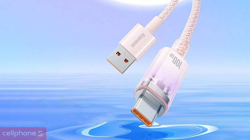 Công suất cáp USB-A to Type C Baseus Explorer Series 1M 100W
