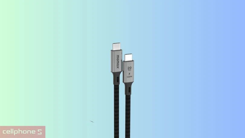 Tốc độ sạc, khả năng tương thích của cáp Type-C to Type-C Momax Elite DC32 100W 2m USB 3.2 Gen 2x2