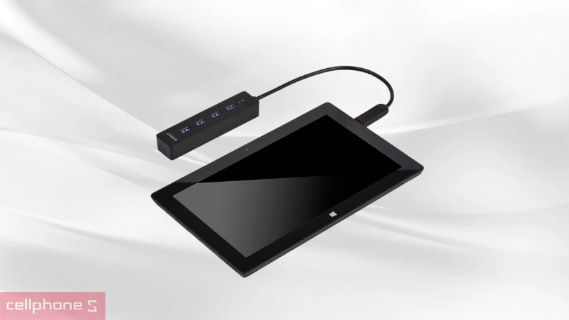 Hub chuyển đổi USB 3.0 Orico W8PH4 4 in 1 bền bỉ, linh hoạt