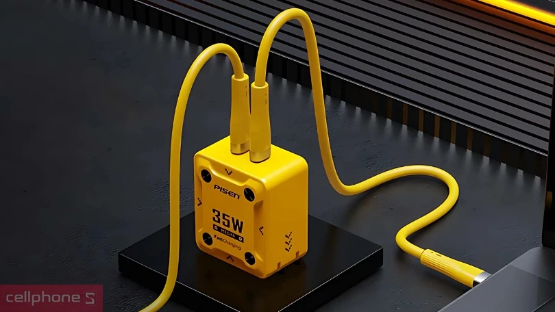 Có nên mua sạc, cáp Pisen?