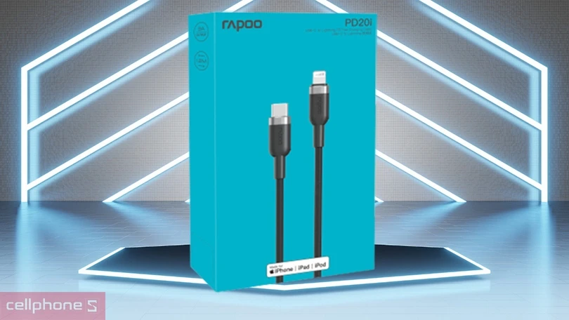 Cáp Type-C to Lightning Rapoo MFI PD PD20i 30W