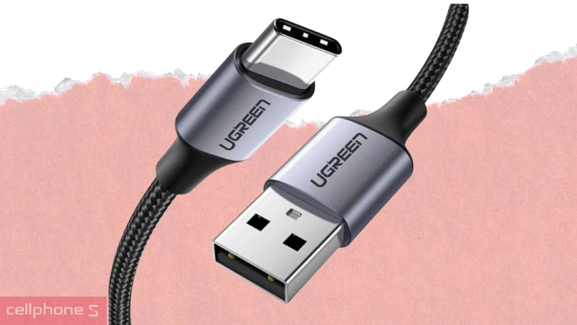 Cáp USB-A 2.0 to USB-C Ugreen 60126 1m - Bền bỉ, tương thích linh hoạt
