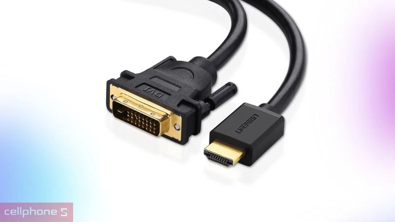 Cáp chuyển đổi Ugreen HDMI To DVI-D 24+1 HD106 1150