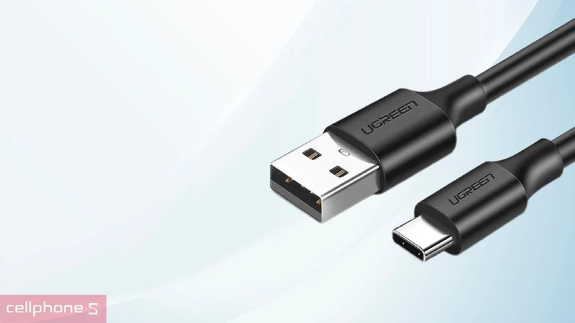 Tốc độ truyền tải của cáp dữ liệu Ugreen USB sang Type-C 60116 1m