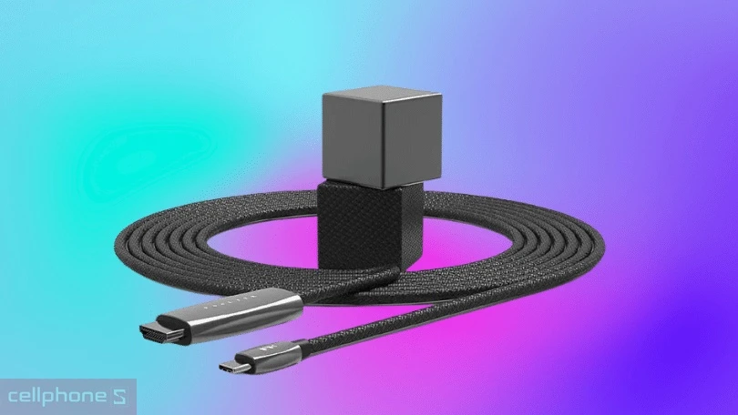 Cáp Type C to HDMI Feeltek Flexible 1.8m