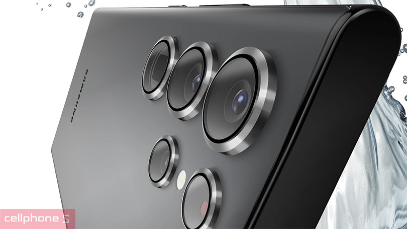Miếng dán camera Samsung Galaxy S23 Ultra Zeelot Pishield viền màu