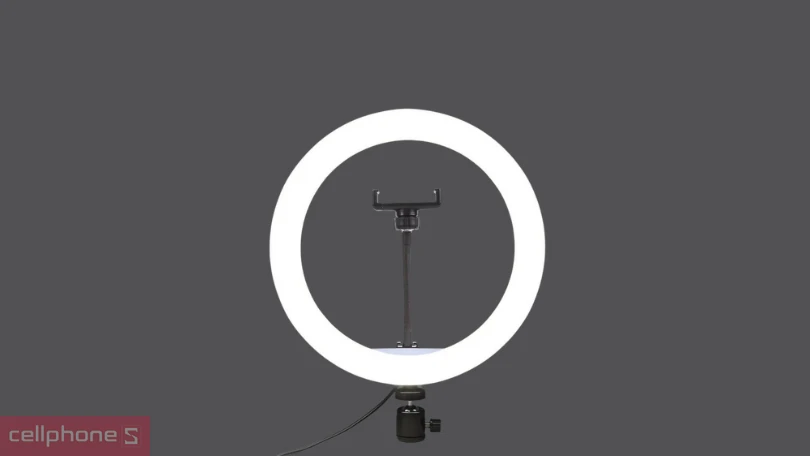 Đèn vòng tròn livestream Haiyuan 10 inch - Nhỏ gọn, chiếu sáng hiệu quả