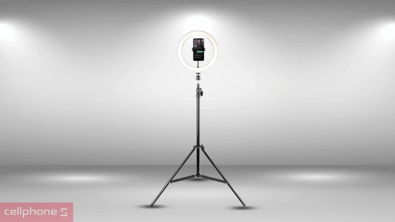 Giá đỡ điện thoại kiêm đèn Livestream Havit ST7012 Pro - Chất lượng và chuyên nghiệp