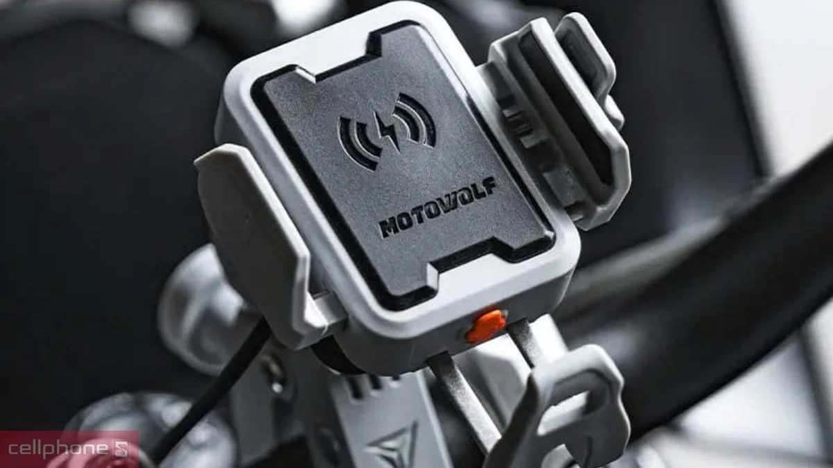 Chất liệt giá đỡ điện thoại xe máy Motowolf MH1B
