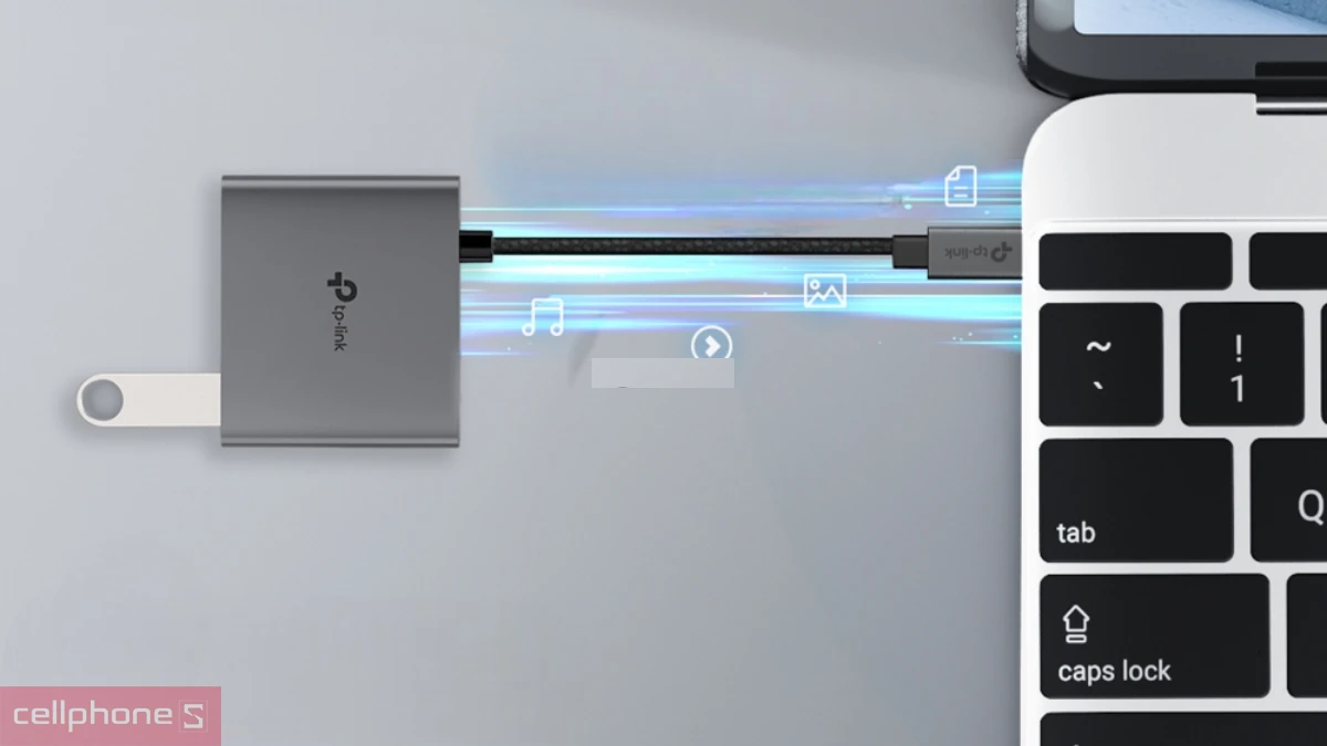 Khả năng kết nối của hub chuyển đổi TP-Link 3 trong 1 UH3020C