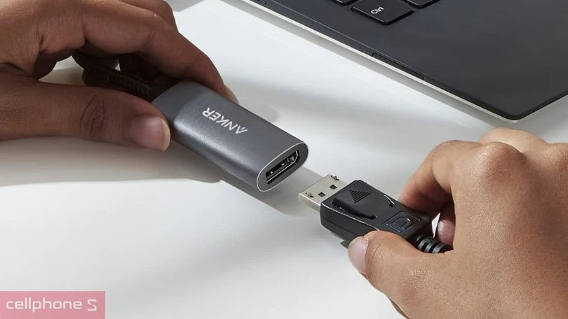Khả năng kết nối của hub chuyển đổi Anker 518 A8318 9 in 1