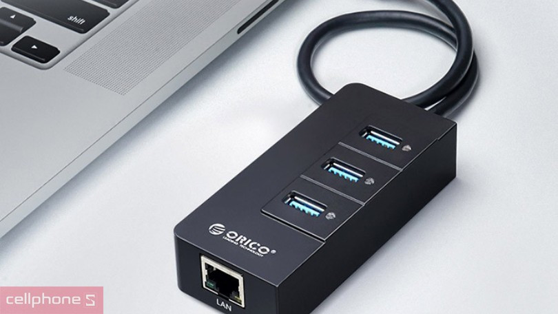 Thiết kế Hub chuyển đổi USB 3.0 Orico HR01 U3