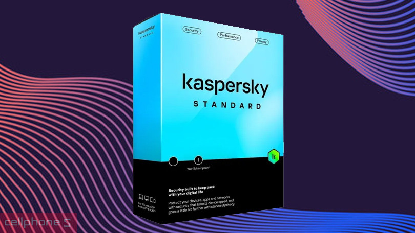 Khả năng bảo mật của phần mềm Kaspersky Standard Sea KL10414UAFS 1 thiết bị