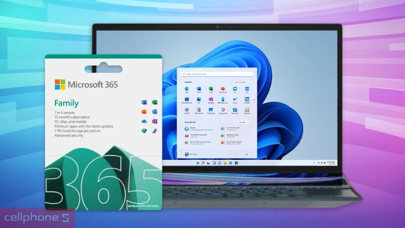 Phần mềm Microsoft Office 365 Family 12 tháng 6 user key điện tử - Trọn gói tiết kiệm
