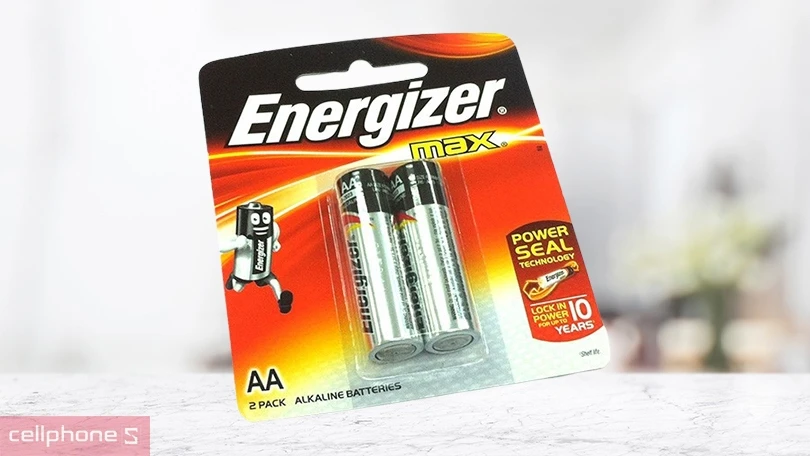 Pin Energizer Max AA E91 BP2+1 - Thiết kế an toàn, tuổi thọ cao