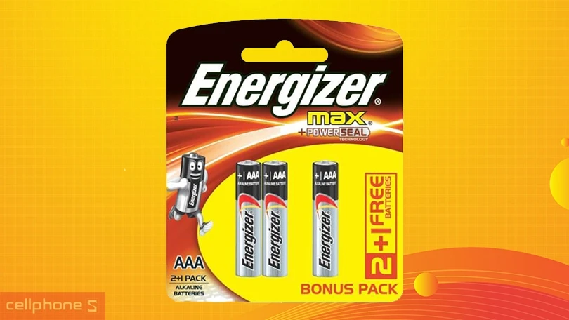 Pin Energizer Max AAA E92BP2+1 - Thiết kế mới, thời lượng lâu