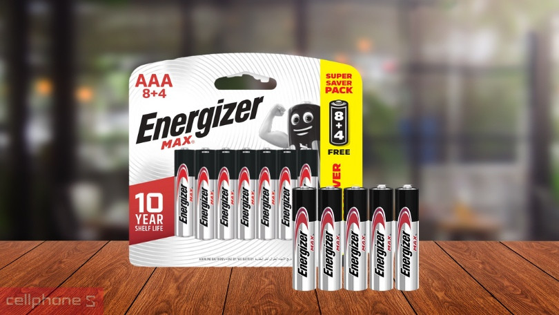 Pin Energizer Max AAA E92BP8+4