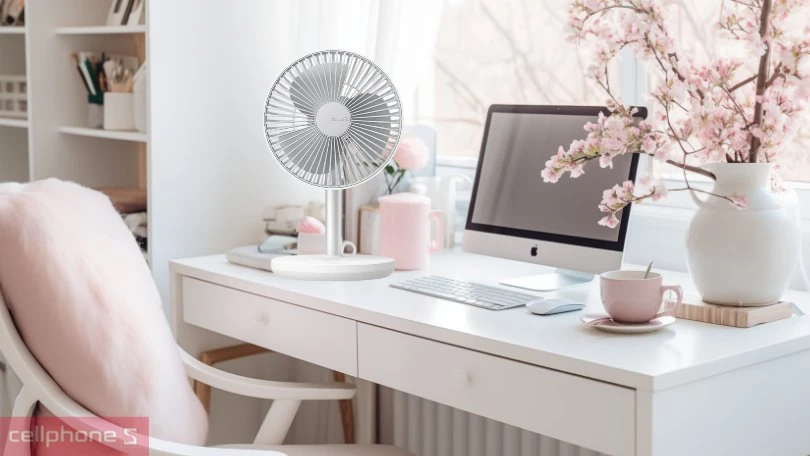Cấp độ quạt mini để bàn Jisulife FA13P 8000mAh