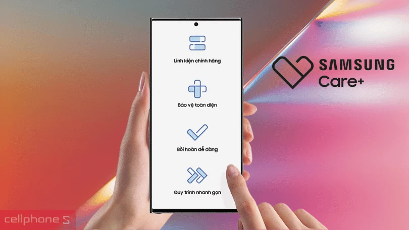 Giá trị bảo hành của dịch vụ Samsung Care Plus 6 tháng Galaxy A25 5G