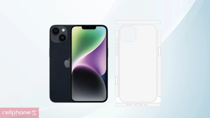 Miếng dán PPF iPhone 14 Full viền mặt sau