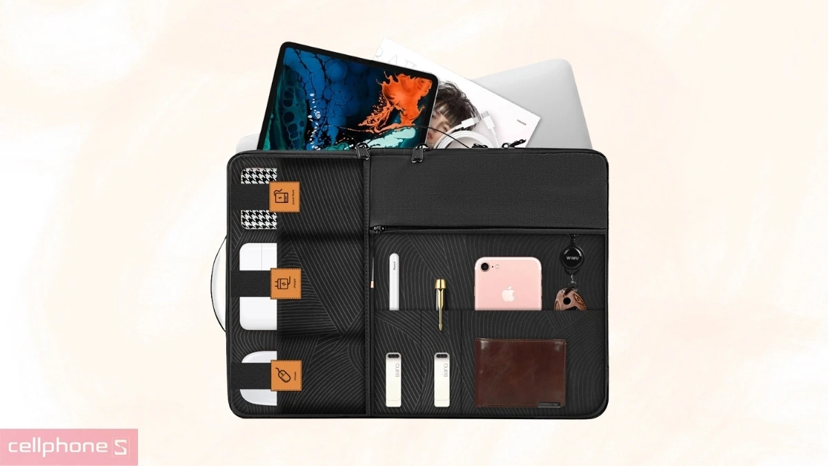 Chọn túi đựng laptop có ngăn phụ tiện lợi