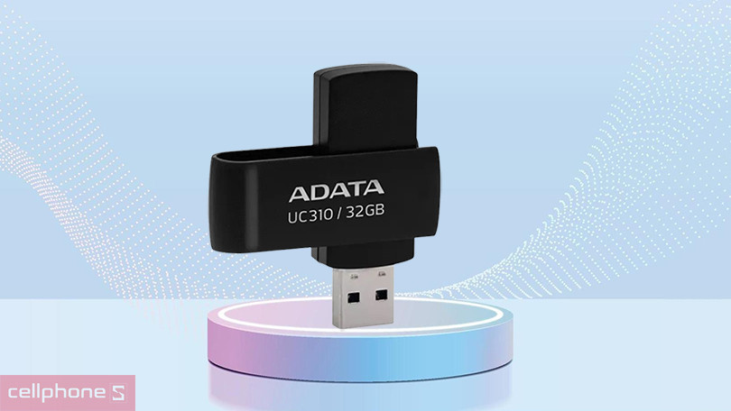 USB 3.2 ADATA UC310 32GB - Ổ flash USB nhỏ gọn, tốc độ nhanh vượt trội
