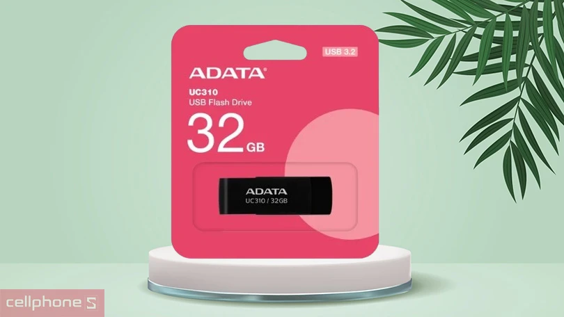 USB 3.2 ADATA UC310 32GB - Ổ flash USB nhỏ gọn, tốc độ nhanh vượt trội