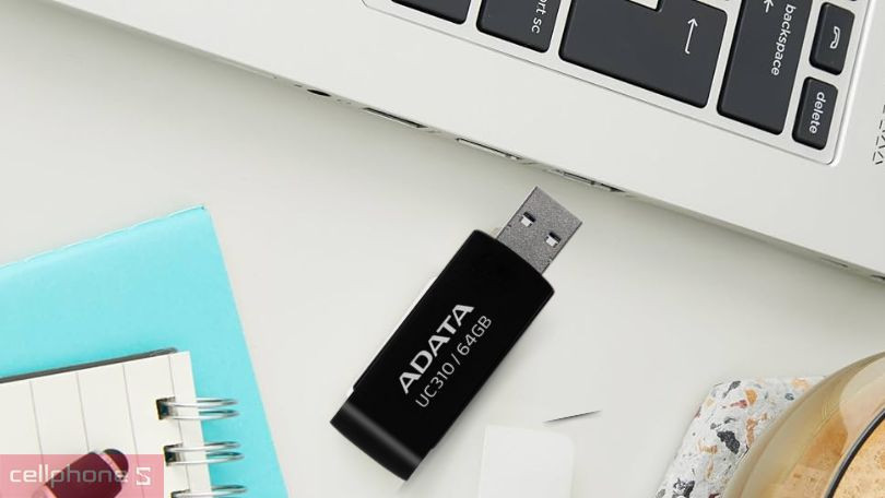 USB 3.2 ADATA UC310 64GB bền bỉ, tốc độ ấn tượng