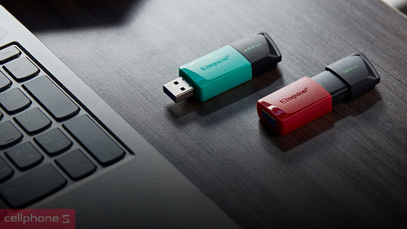 Thiết kế USB 3.2 Kingston DataTraveler Exodia DTXM 128GB