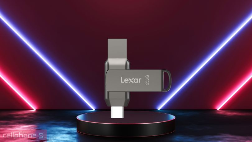 USB 3.1 Lexar Jump Drive Dual D400 Type-C 256GB