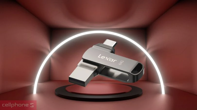USB 3.1 Lexar Jump Drive Dual D400 Type-C 64GB