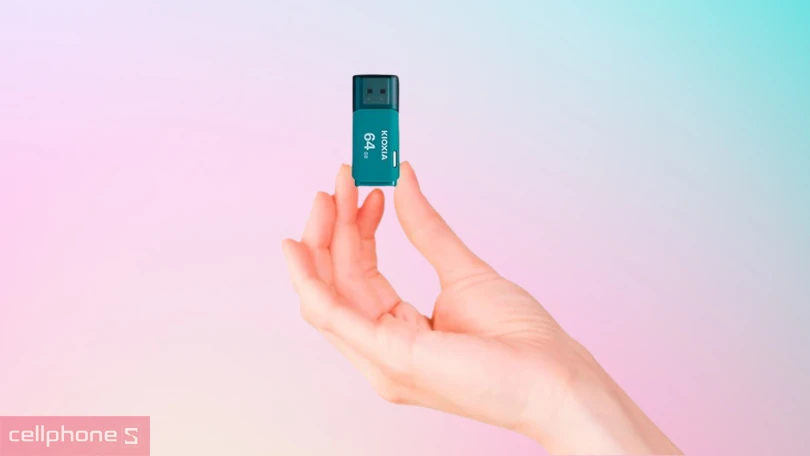 Dung lượng của USB 2.0 Kioxia Transmemory U202 64GB