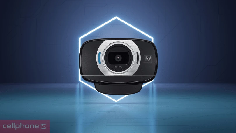 Webcam tích hợp micro Logitech HD C615 - lấy nét đỉnh cao, ghi âm rõ ràng