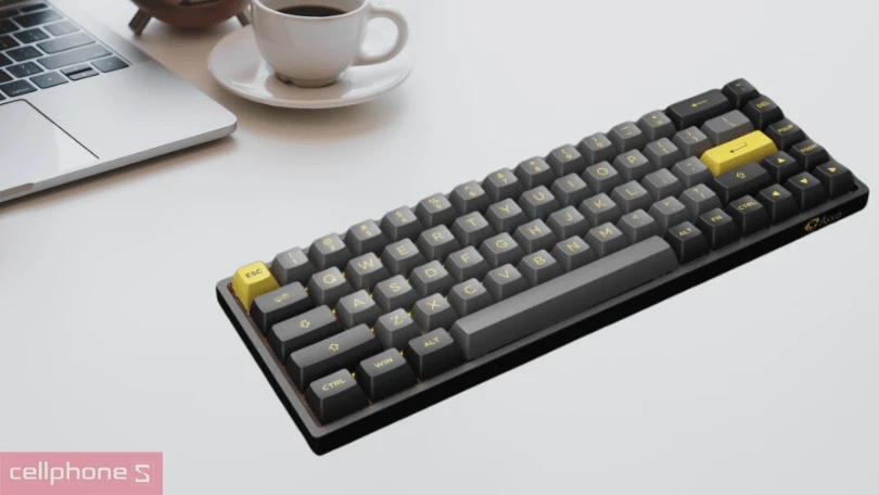 Thiết kế bàn phím cơ AKKO 3068B Black & Gold
