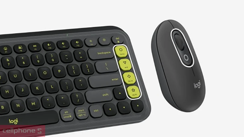 Thiết kế bàn phím không dây Logitech Pop Icon Keys