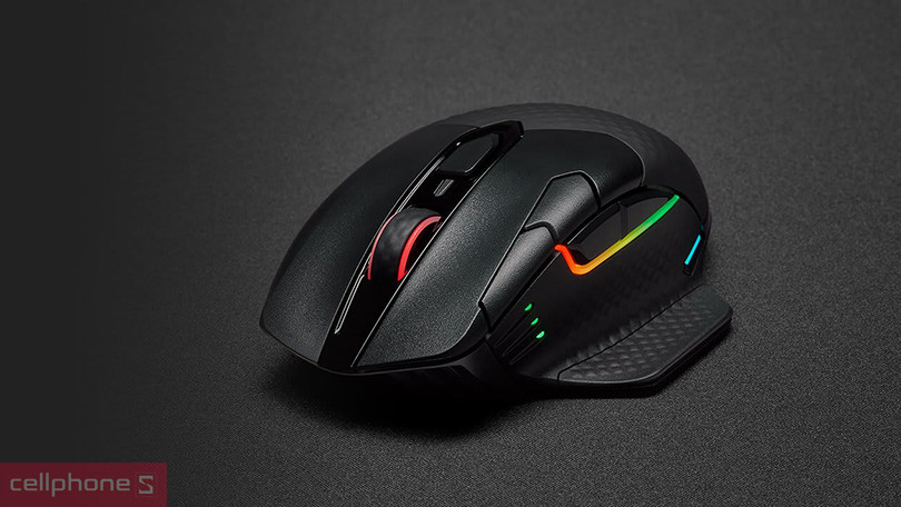 Kết nối chuột Corsair Dark Core RGB Pro SE