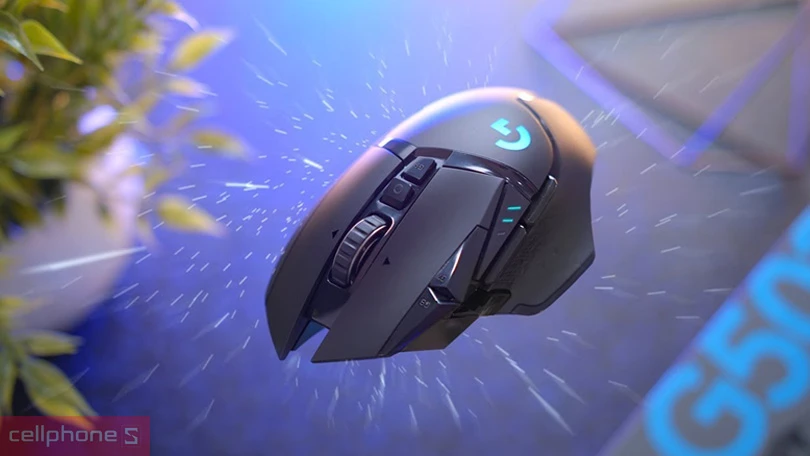 Thiết kế chuột Logitech G502 X Plus LIGHTSPEED RGB