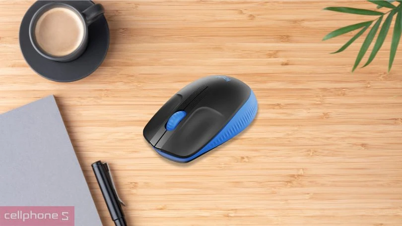 Chuột không dây Logitech M190: di chuyển chính xác, cầm nắm vừa vặn